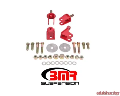 BMR Suspension Coilover Rear Stock Location Conversion Kit Red Ford Mustang 1979-2004 - CCK009R