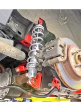 BMR Suspension Coilover Rear Stock Location Conversion Kit Red Ford Mustang 1979-2004                                     - CCK009R - Image 2
