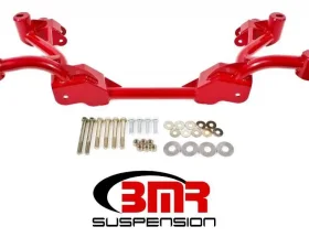 BMR Suspension Factory Steering K-member No Motor Mounts Red Chevrolet Camaro | Pontiac Firebird 1982-1992