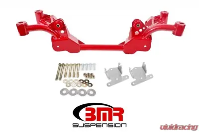 BMR Suspension Factory Steering K-member SBC/BBC Motor Mounts Red Chevrolet Camaro | Pontiac Firebird 1982-1993 - KM007R