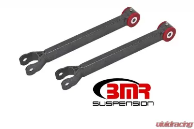 BMR Suspension Lower Trailing Arms Poly Bushings Non-adjustable Black Dodge Challenger 2008-2021 - LTA110H
