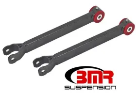 BMR Suspension Lower Trailing Arms Poly Bushings Non-adjustable Black Dodge Challenger 2008-2021