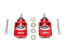 BMR Suspension Motor Mount Kit, Polyurethane Bushings Red Chevrolet Camaro 2010-2015