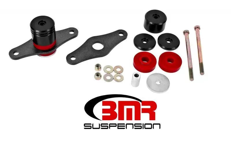 BMR Suspension Motor Mount Kit, Polyurethane Bushings Ford Mustang 2005-2022 - MM007