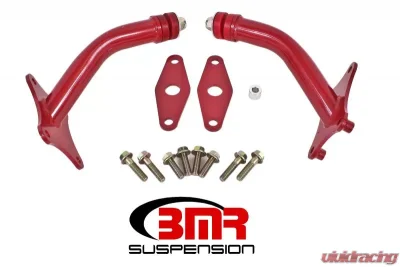 BMR Suspension Motor Mount Kit With Integrated Stands, Poly Bushings Red Chevrolet Camaro 2016-2020 - MM010R