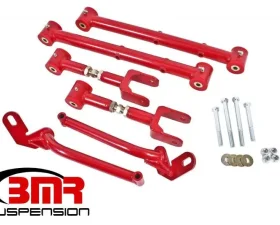 BMR Suspension Rear Suspension Kit, On-car Adjustable, Poly Red Buick Grand National | Chevrolet Monte Carlo | Oldsmobile Cutlass | Pontiac Grand Prix 1978-1987