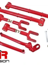 BMR Suspension Rear Suspension Kit, On-car Adjustable, Poly Red Buick Grand National | Chevrolet Monte Carlo | Oldsmobile Cutlass | Pontiac Grand Prix 1978-1987                                     - RSK028R - Image 2