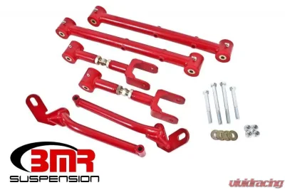 BMR Suspension Rear Suspension Kit, On-car Adjustable, Poly Red Buick Grand National | Chevrolet Monte Carlo | Oldsmobile Cutlass | Pontiac Grand Prix 1978-1987 - RSK028R