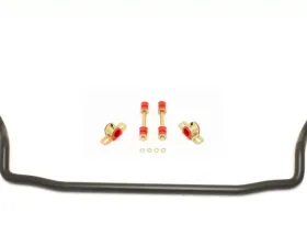 BMR Suspension Sway Bar Kit With Bushings, Front, Solid 1.25 Black Chevrolet Camaro | Pontiac Firebird | Buick Skylark | Oldsmobile 442 | Pontiac GTO 1964-1996