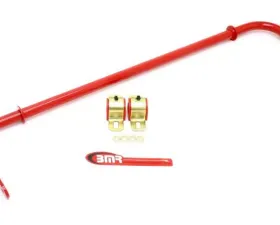 BMR Suspension Sway Bar Kit With Bushings, Rear, Adjustable, Hollow 25mm Red Chevrolet Camaro 2010-2015