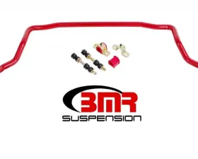 BMR Suspension Sway Bar Kit With Bushings, Front, Solid 1.25 Red Buick Regal | Chevrolet Malibu | Oldsmobile Cutlass | Pontiac Grand Prix 1978-1987