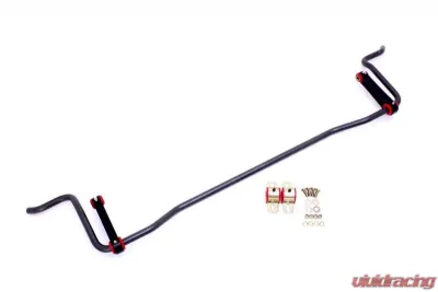 BMR Suspension Sway Bar Kit W/ Bushings And Billet Links, Rear, Solid 22mm Black Ford Mustang 2005-2010 - SB023H