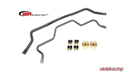 BMR Suspension Sway Bar Kit With Bushings Front SB001 And Rear SB003 Black Chevrolet Camaro | Pontiac Firebird 1993-2002 - SB026H