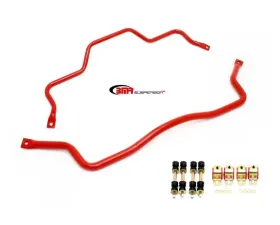 BMR Suspension Sway Bar Kit With Bushings Front SB001 And Rear SB003 Red Chevrolet Camaro | Pontiac Firebird 1993-2003