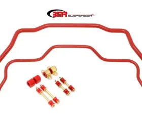 BMR Suspension Sway Bar Kit With Bushings Front SB002 And Rear SB003 Red Chevrolet Camaro | Pontiac Firebird 1982-1992