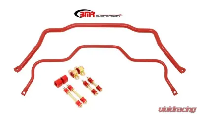 BMR Suspension Sway Bar Kit With Bushings Front SB002 And Rear SB003 Red Chevrolet Camaro | Pontiac Firebird 1982-1992 - SB027R