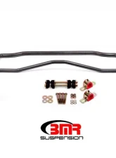 BMR Suspension Sway Bar Kit With Bushings, Front SB008 And Rear SB009 Black Buick Skylark | Chevrolet Malibu | Oldsmobile 442 | Pontiac GTO 1964-1972                                     - SB028H - Image 2