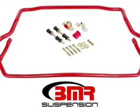 BMR Suspension Sway Bar Kit With Bushings, Front Red SB020 And Rear SB021 Buick Regal | Chevrolet Malibu | Oldsmobile Cutlass | Pontiac Grand Prix 1978-1987