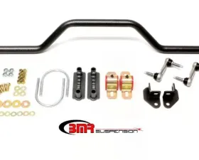 BMR Suspension Sway Bar Kit Rear Pro-touring Style Hollow 1.20125 Black Buick Skylark | Chevrolet El Camino | Oldsmobile Cutlass | Pontiac LeMans 1964-1972
