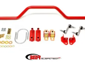 BMR Suspension Sway Bar Kit Rear Pro-touring Style Hollow 1.20125 Red Buick Skylark | Chevrolet El Camino | Oldsmobile Cutlass | Pontiac LeMans 1964-1972