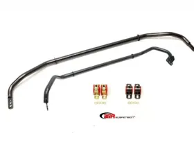 BMR Suspension Sway Bar Kit With Bushings Front Black SB016 And Rear SB033 Chevrolet Camaro 2010-2015