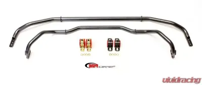 BMR Suspension Sway Bar Kit With Bushings Front Black SB038 And Rear SB033 Chevrolet Camaro 2010-2015 - SB039H