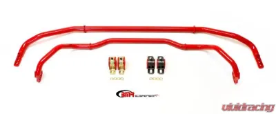 BMR Suspension Sway Bar Kit With Bushings Front Red SB038 And Rear SB033 Chevrolet Camaro 2012-2015 - SB039R