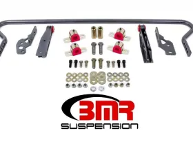 BMR Suspension Sway Bar Kit With Bushings Rear Adjustable Hollow 25mm Black Ford Mustang 2005-2014