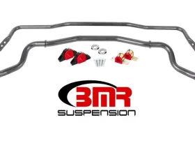BMR Suspension Sway Bar Kit With Bushings Front Black SB044 Rear SB045 Ford Mustang 2015-2022