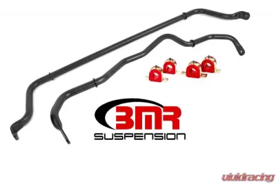 BMR Suspension Sway Bar Kit With Bushings Front And Rear Non-adjustable Black Chevrolet Camaro 2016-2020 - SB049H