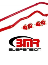 BMR Suspension Sway Bar Kit With Bushings Front And Rear Non-adjustable Red Chevrolet Camaro 2016-2020                                     - SB049R - Image 2