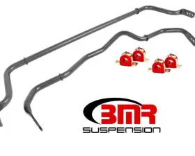 BMR Suspension Sway Bar Kit With Bushings Front SB053 And Rear SB054 Black Chevrolet Camaro 2016-2020