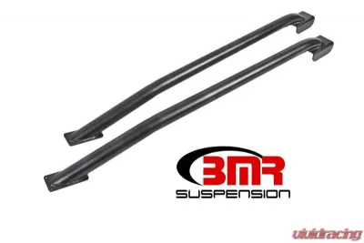 BMR Suspension Subframe Connectors Weld-on Tubular Standard Hardtop Only Black Ford Mustang 1979-2004 - SFC024H