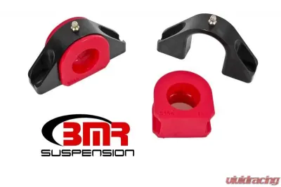 BMR Suspension Sway Bar Mount, Billet Alum Mount, 1.375 Inch Poly Bushings - SMK010
