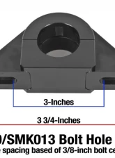 BMR Suspension Sway Bar Mount, Billet Alum Mount, 1.375 Inch Poly Bushings                                     - SMK010 - Image 2