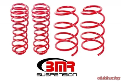 BMR Suspension Lowering Springs Set Of 4 1.5" Drop Drag, GT Ford Mustang 2005-2014 - SP068R