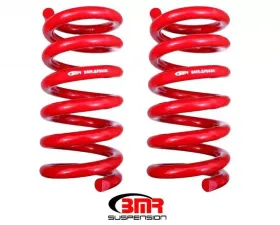 BMR Suspension Handling Version Red Lowering Springs - Rear Ford Mustang 2015-2022