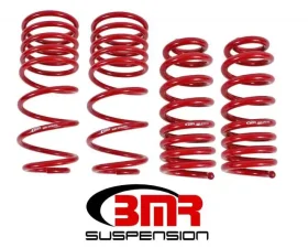 BMR Suspension Lowering Springs Set Of 4, 1.25 Inch Drop Handling Chevrolet Camaro | Pontiac Firebird 1993-2002