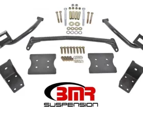 BMR Suspension Torque Box Reinforcement Plate Kit Black TBR005, TBR003 Ford Mustang 1979-2004