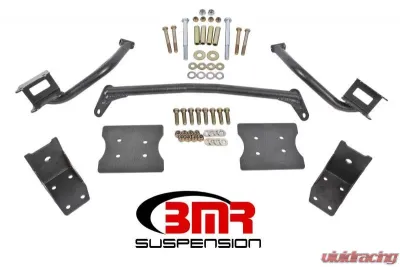 BMR Suspension Torque Box Reinforcement Plate Kit Black TBR005, TBR003 Ford Mustang 1979-2004 - TBR004H