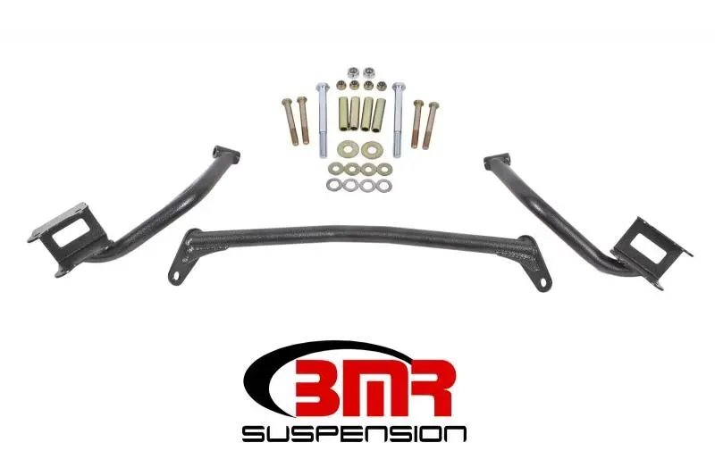 BMR Suspension Torque Box Reinforcement Plate Kit Upper Only Tubular Style Black Ford Mustang 1979-2004 - TBR005H