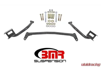 BMR Suspension Torque Box Reinforcement Plate Kit Upper Only Tubular Style Black Ford Mustang 1979-2004 - TBR005H