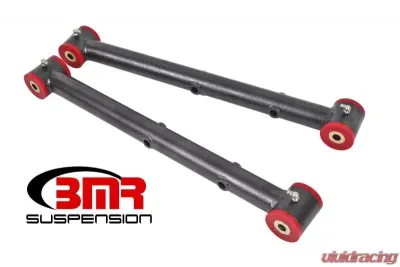 BMR Suspension Lower Control Arms DOM Non-adjustable Poly Bushings Black Buick Regal | Chevrolet Monte Carlo | Oldsmobile Cutlass | Pontiac Grand Prix 1978-1987 - TCA039H