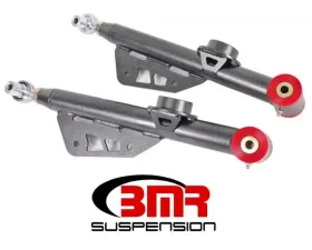 BMR Suspension Lower Control Arms Poly/Rod End DOM Single Adjustable Black Ford Mustang 1999-2004
