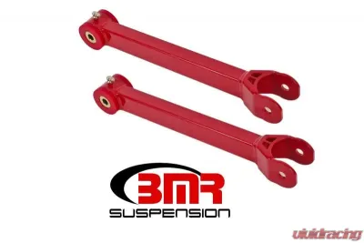 BMR Suspension Lower Trailing Arms Poly Non-adjustable Red Chevrolet Camaro 2016-2020 - TCA059R