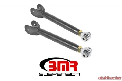 BMR Suspension Lower Trailing Arms Rod Ends Single Adjustable Black Chevrolet Camaro 2016-2020 - TCA060H