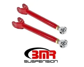 BMR Suspension Lower Trailing Arms Rod Ends Single Adjustable Red Chevrolet Camaro 2016-2020