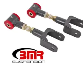 BMR Suspension Upper Control Arms Polyurethane Bushings On-car Adjustable Black Ford Mustang 1979-2004