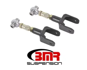 BMR Suspension Upper Control Arms Rod End On-car Adjustable Black Ford Mustang 1979-2004