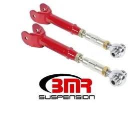 BMR Suspension Upper Control Arms Rod Ends On-car Adjustable Red Chevrolet Camaro 2016-2020
